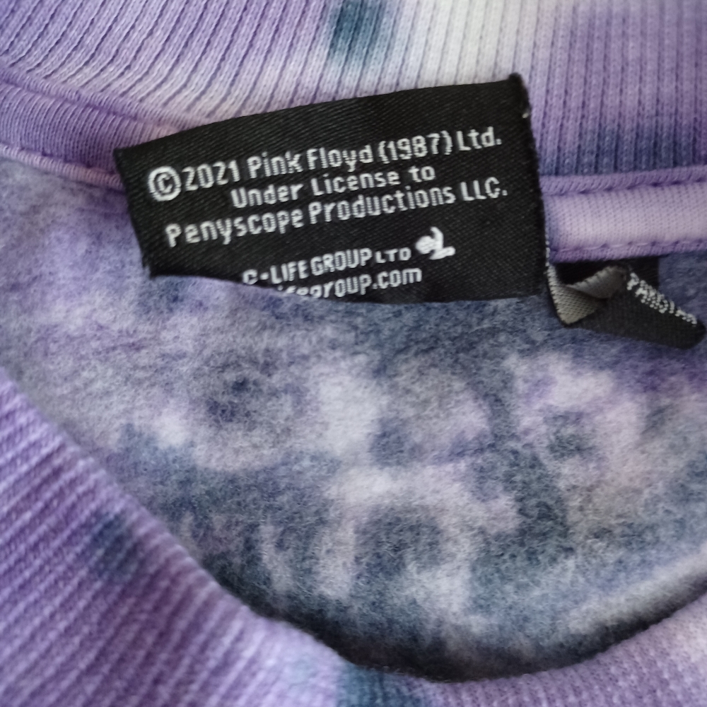 Pink Floyd tye dye sweatshirt Med EUC - Picture 8 of 8